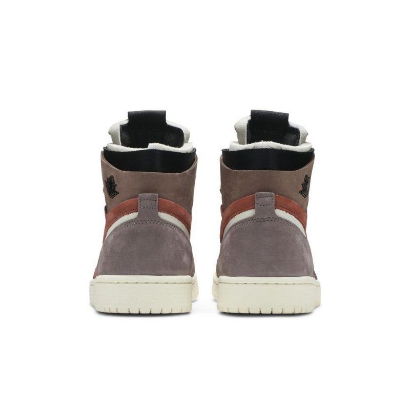 Air Jordan 1 High Zoom Ruskeat Musta Beiget Naisten Kengät
