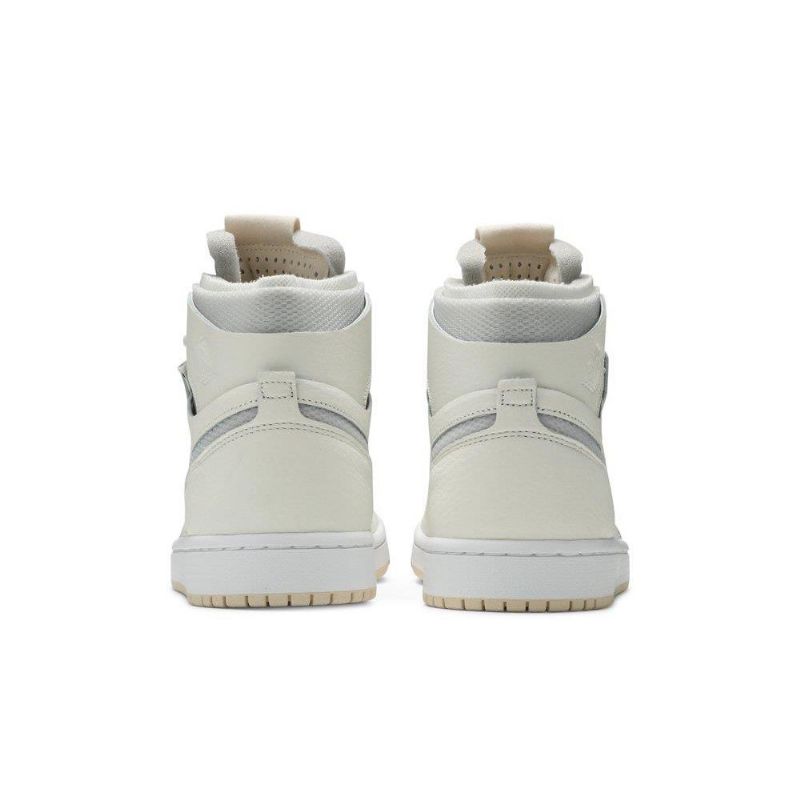 Air Jordan 1 High Zoom Valkoinen Harmaa Keltainen Naisten Kengät