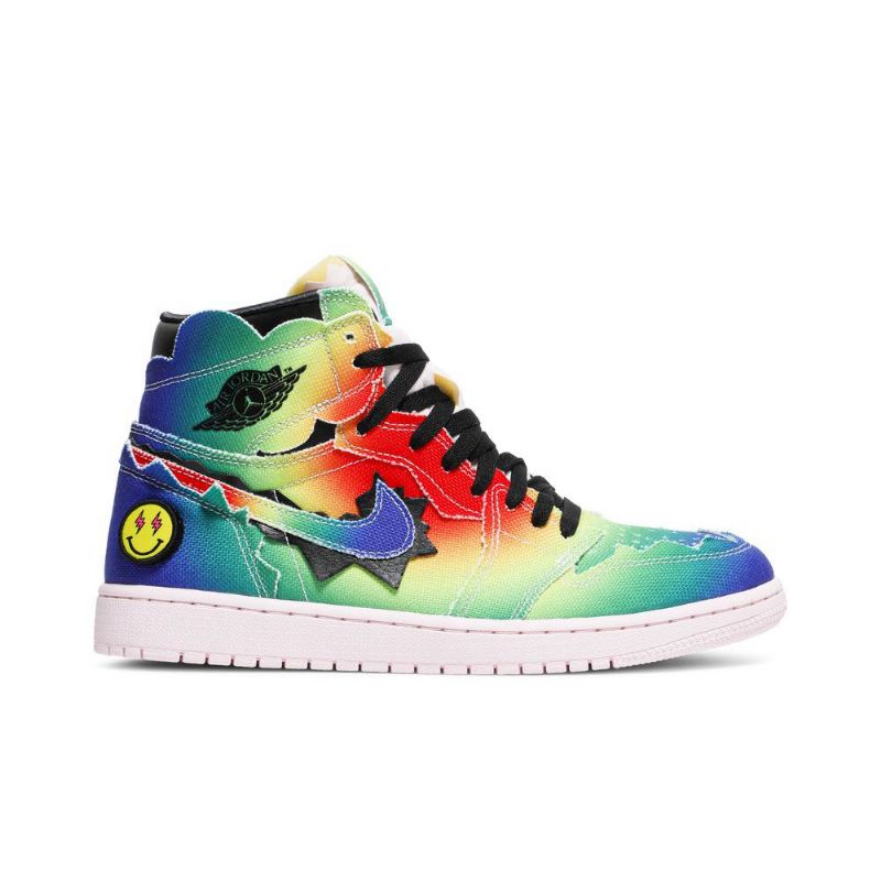 Air Jordan 1 J. Balvin Retro Og Korkeat Moniväriset Miesten Kengät