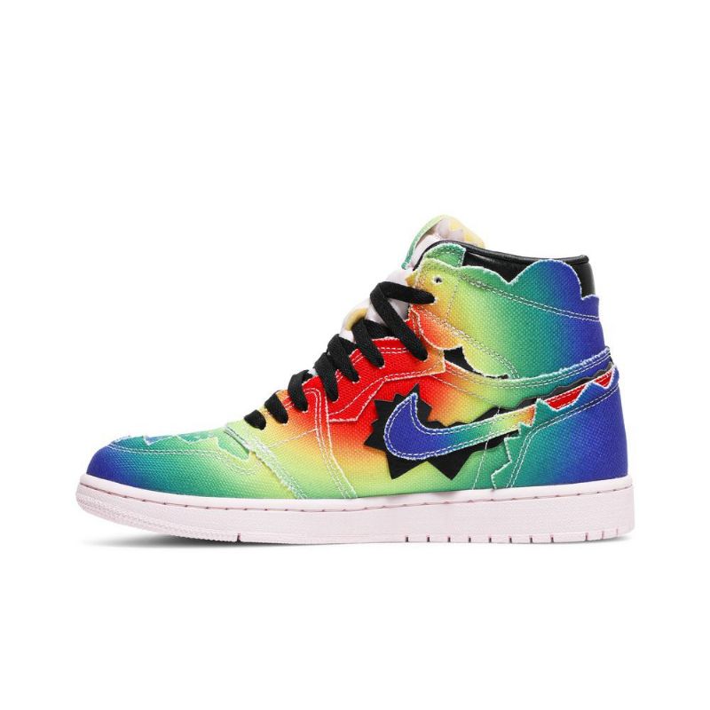 Air Jordan 1 J. Balvin Retro Og Korkeat Moniväriset Miesten Kengät