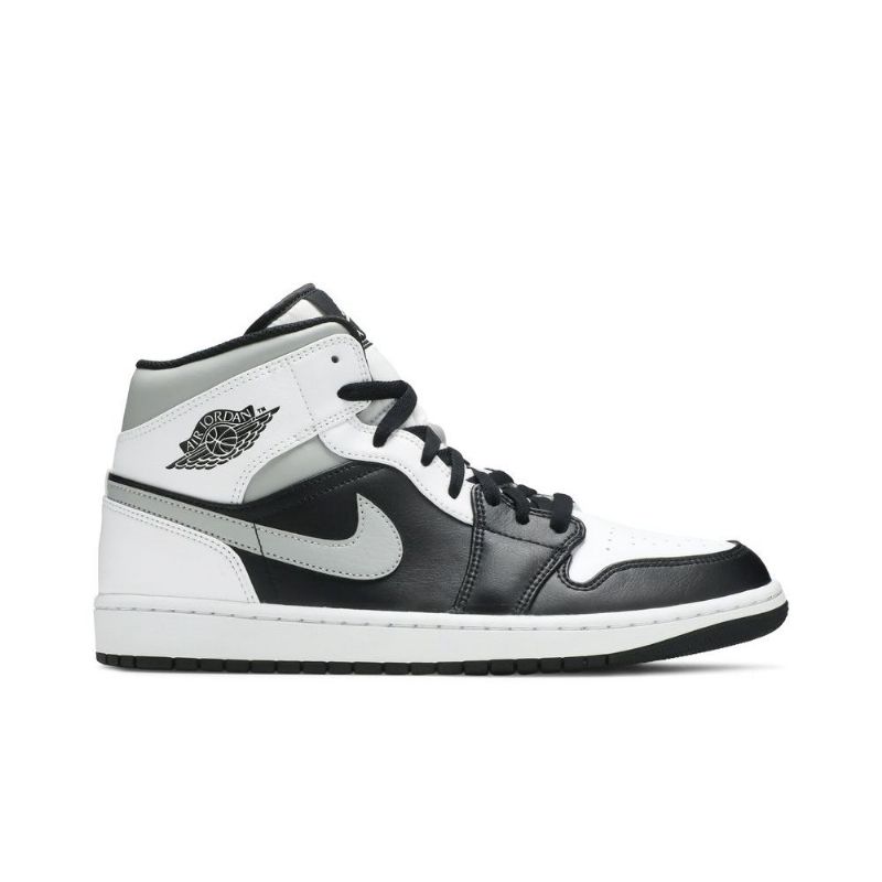 Air Jordan 1 Keskiharmaa Mustavalkoinen Miesten Kengät