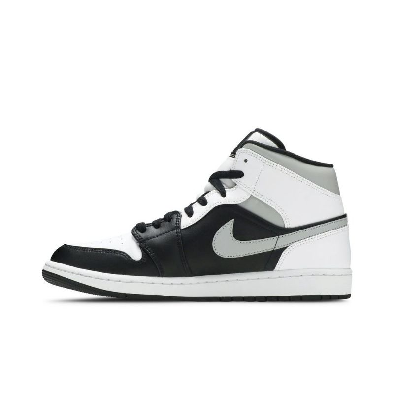 Air Jordan 1 Keskiharmaa Mustavalkoinen Miesten Kengät