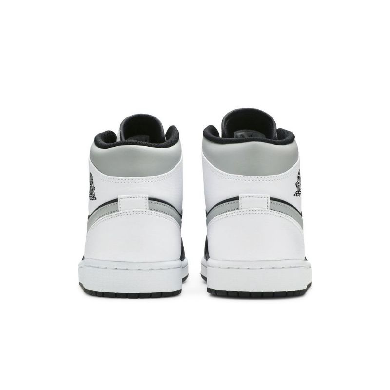 Air Jordan 1 Keskiharmaa Mustavalkoinen Miesten Kengät