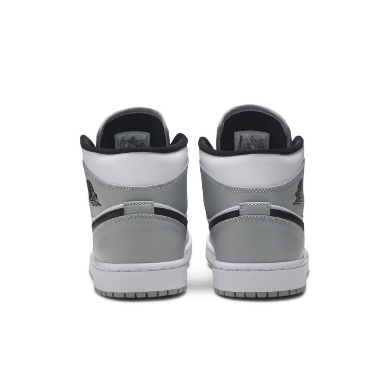Air Jordan 1 Keskiharmaa Valkoinen Musta Miesten Kengät