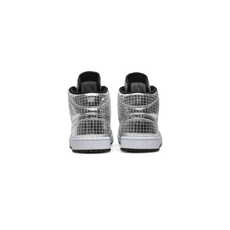 Air Jordan 1 Keskihopeavalkoiset Naisten Kengät