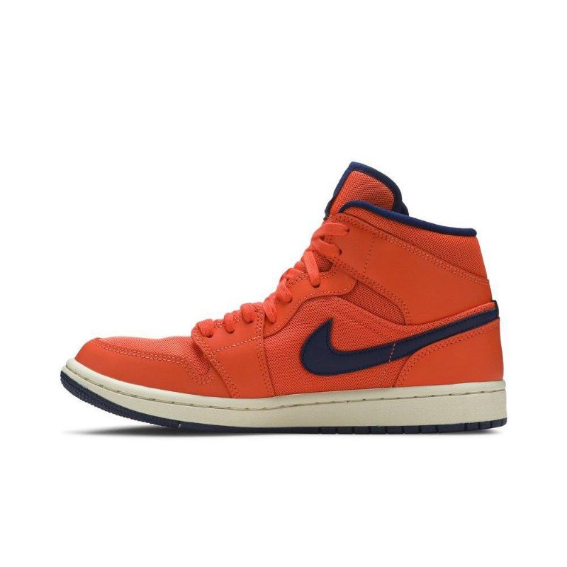 Air Jordan 1 Keskioranssinsiniset Naisten Kengät