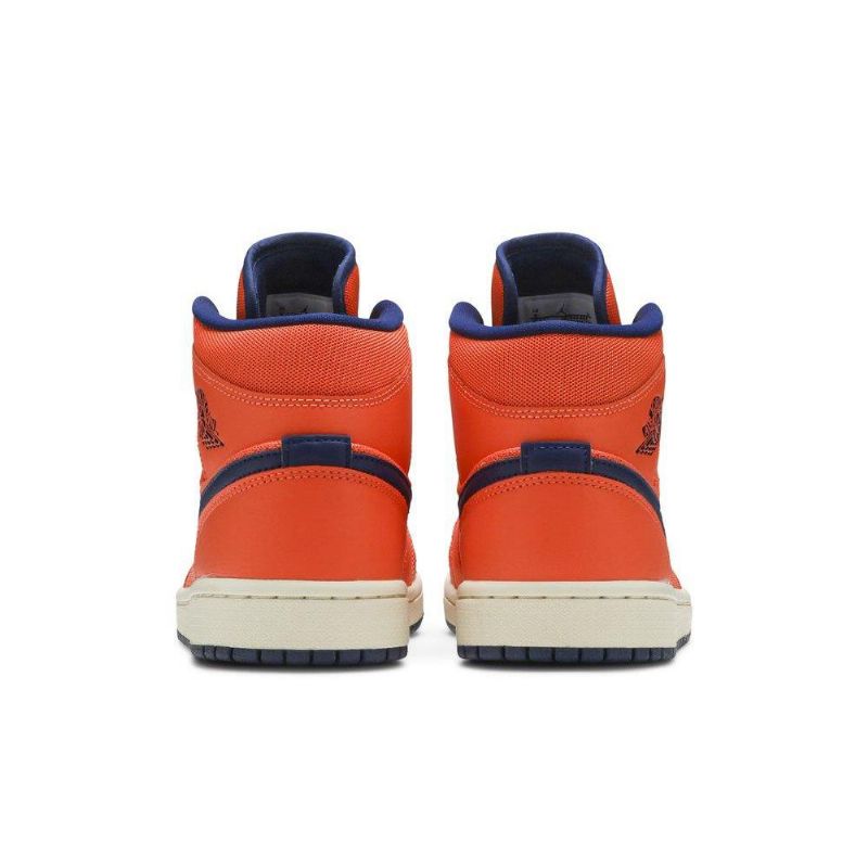 Air Jordan 1 Keskioranssinsiniset Naisten Kengät