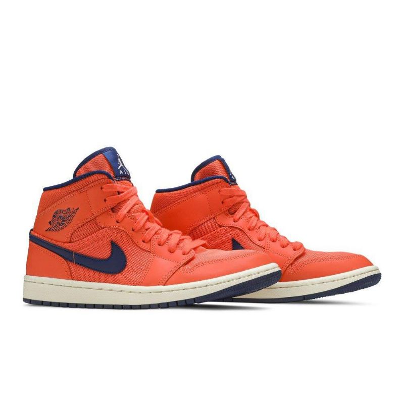 Air Jordan 1 Keskioranssinsiniset Naisten Kengät