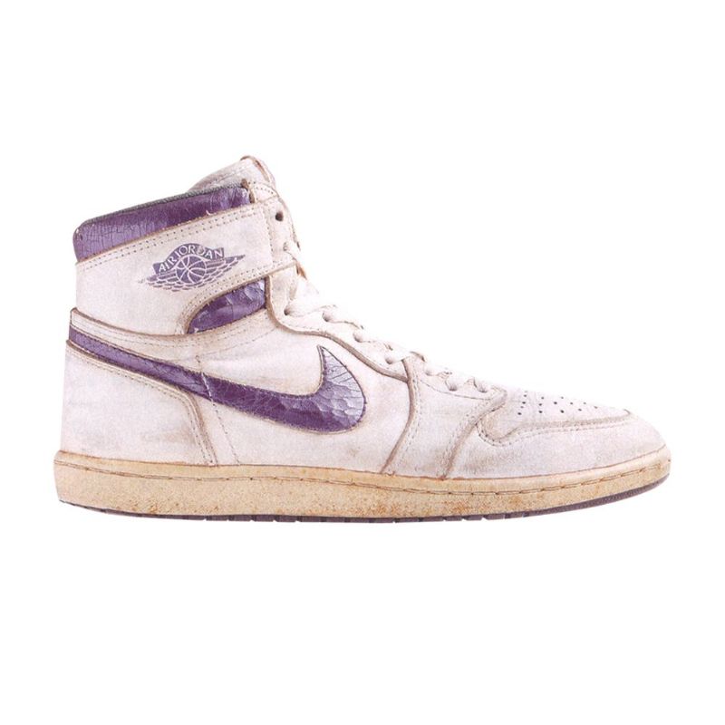 Air Jordan 1 Korkea Vaaleanpunainen Violetti Miesten Kengät
