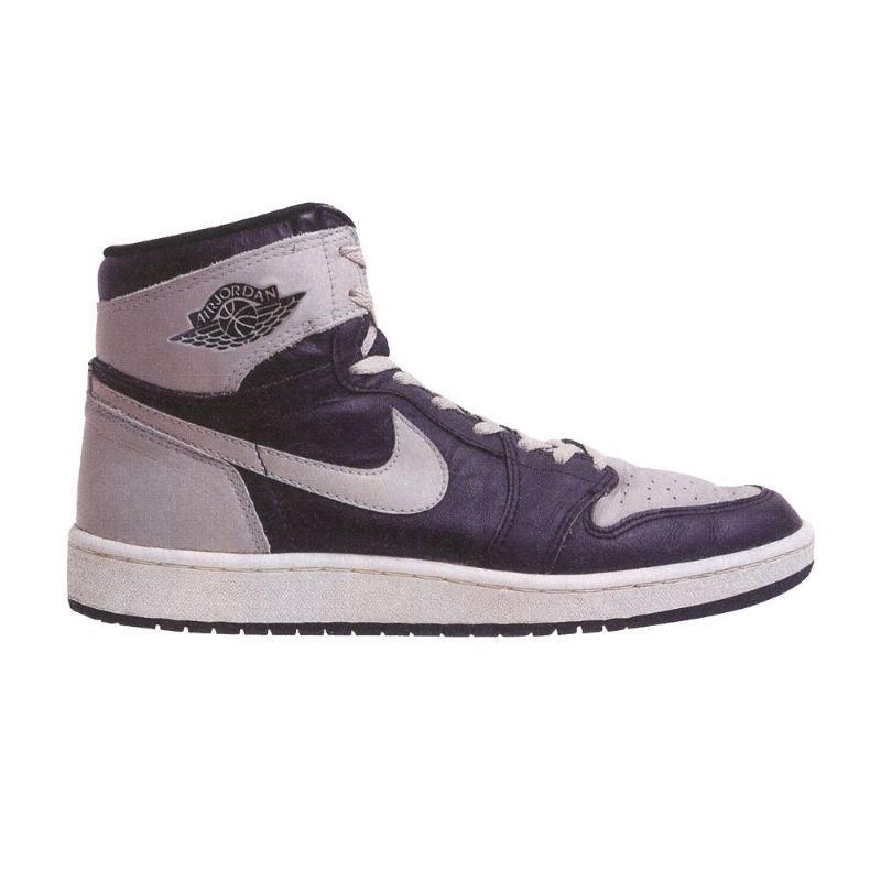 Air Jordan 1 Korkeat Mustat Harmaat Miesten Kengät