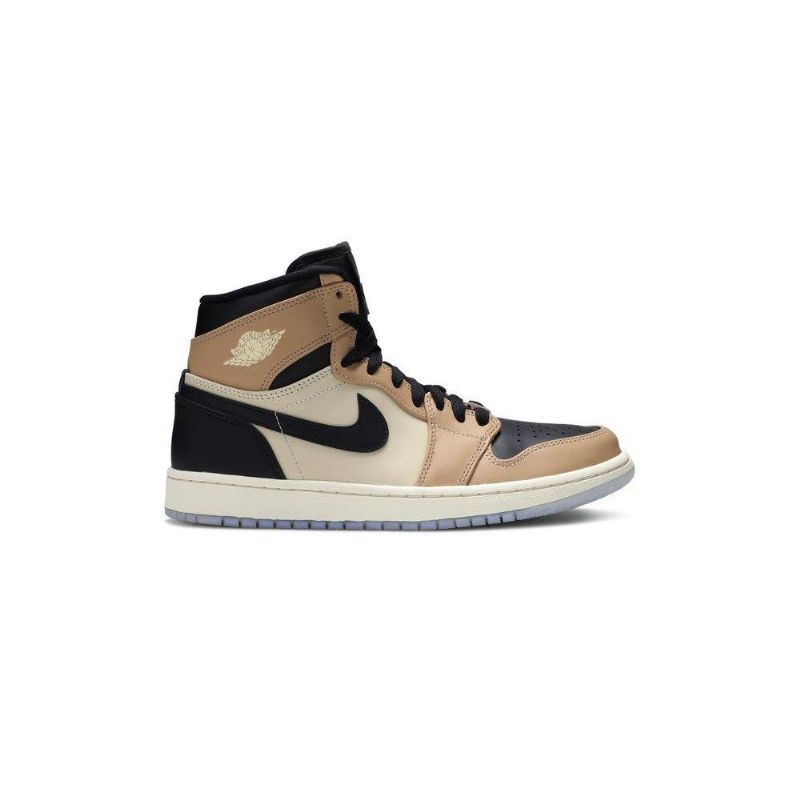 Air Jordan 1 Korkeat Mustat Ruskeat Kakiväriset Naisten Kengät