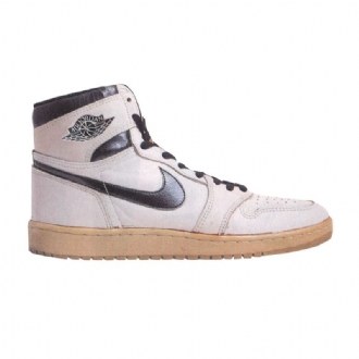 Air Jordan 1 Korkeat Valkoiset Mustat Miesten Kengät
