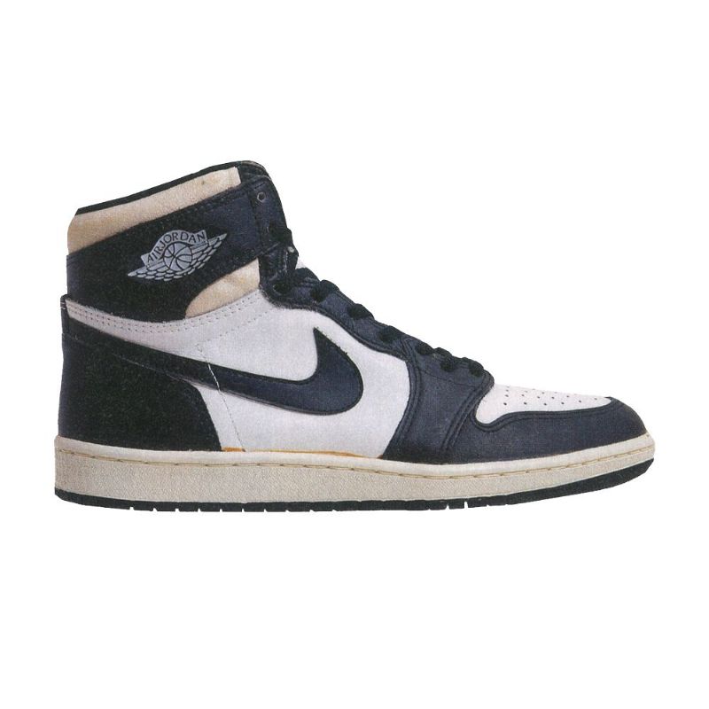 Air Jordan 1 Korkeat Valkoiset Mustat Miesten Kengät