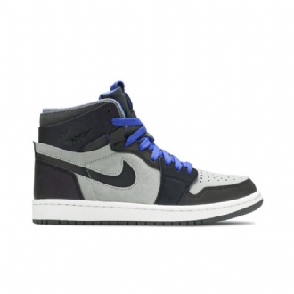 Air Jordan 1 League Of Legends Zoom Comfort Harmaa Musta Sininen Valkoinen Miesten Kengät