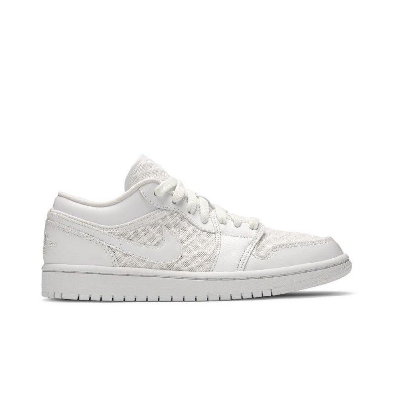 Air Jordan 1 Low Breathe Valkoiset Naisten Kengät
