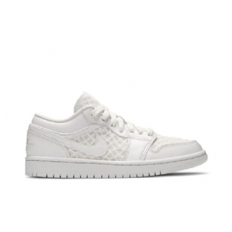 Air Jordan 1 Low Breathe Valkoiset Naisten Kengät