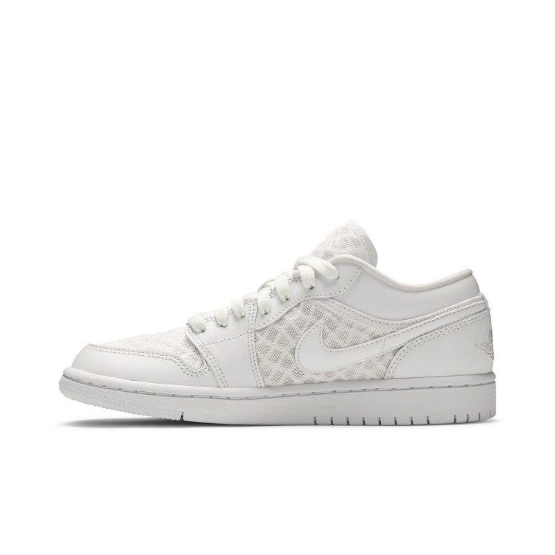 Air Jordan 1 Low Breathe Valkoiset Naisten Kengät
