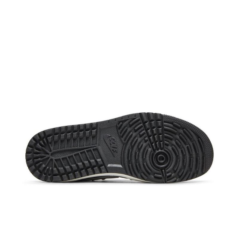 Air Jordan 1 Low Golf Mustat Harmaat Miesten Kengät