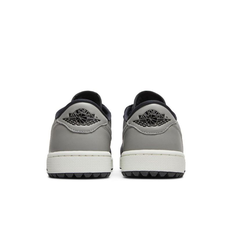 Air Jordan 1 Low Golf Mustat Harmaat Miesten Kengät