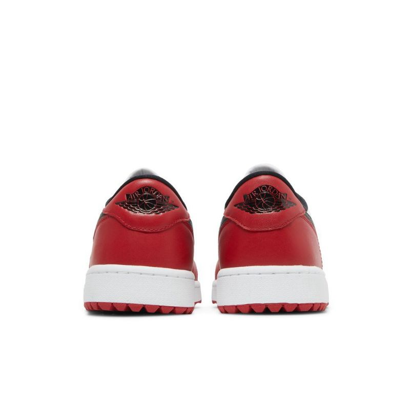 Air Jordan 1 Low Golf Punainen Valkoinen Musta Miesten Kengät