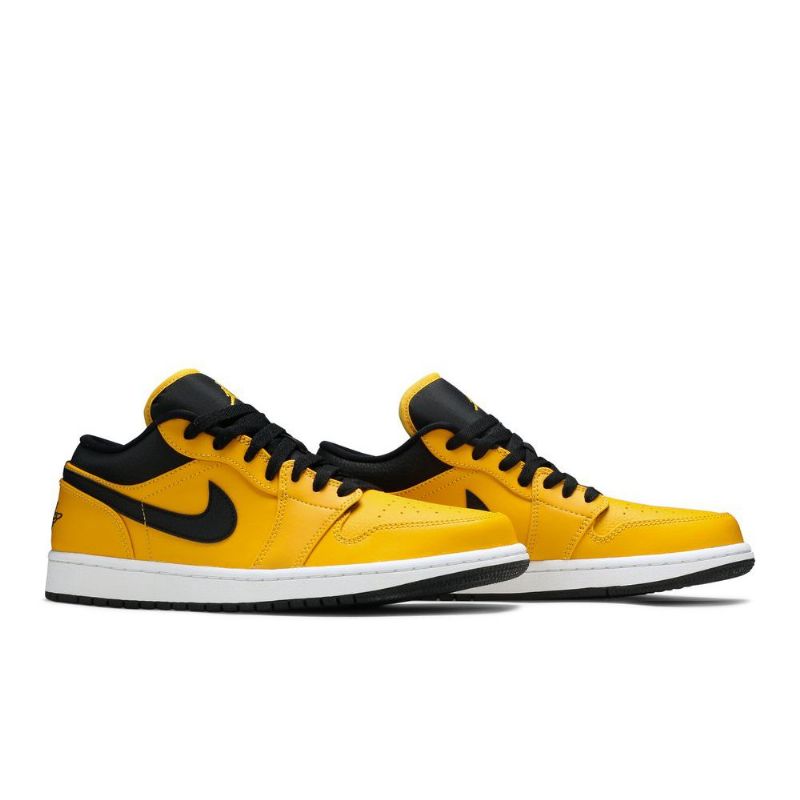 Air Jordan 1 Low Kulta Mustavalkoiset Miesten Kengät