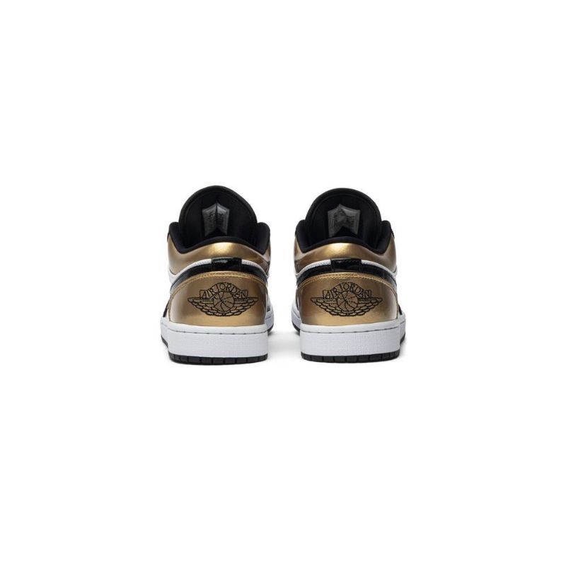 Air Jordan 1 Low Kulta -valkoiset Mustat Miesten Kengät
