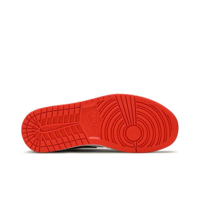 Air Jordan 1 Low Og Oranssi Valkoinen Musta Naisten Kengät