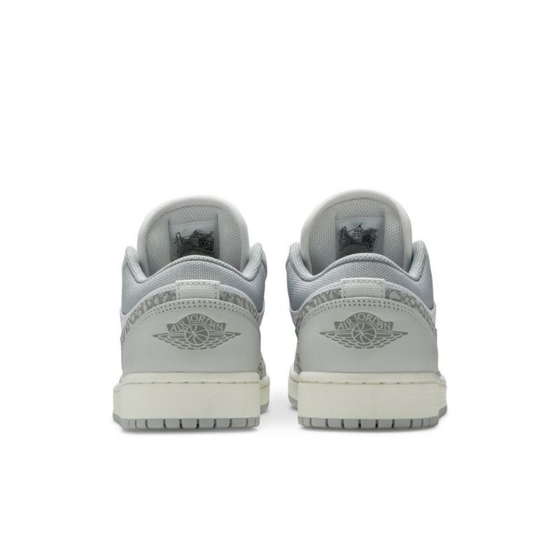 Air Jordan 1 Low Premium Valkoiset Harmaat Miesten Kengät
