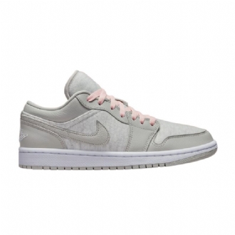 Air Jordan 1 Low Se Harmaa Vaaleanpunainen Naisten Kengät
