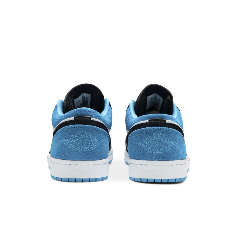 Air Jordan 1 Low Se Musta Sininen Valkoinen Miesten Kengät