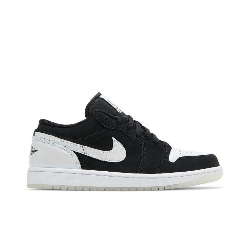 Air Jordan 1 Low Se Mustavalkoiset Miesten Kengät