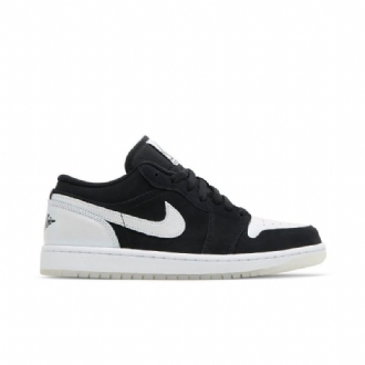 Air Jordan 1 Low Se Mustavalkoiset Miesten Kengät
