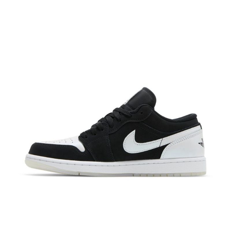 Air Jordan 1 Low Se Mustavalkoiset Miesten Kengät