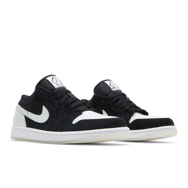 Air Jordan 1 Low Se Mustavalkoiset Miesten Kengät