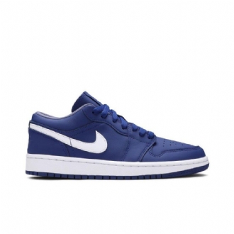 Air Jordan 1 Low Se Sinivalkoiset Naisten Kengät