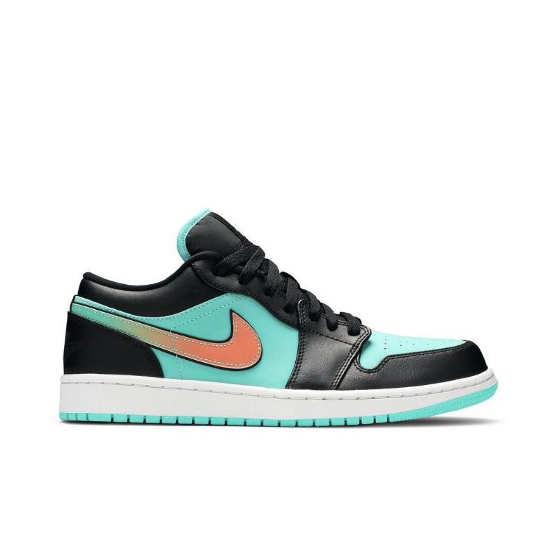 Air Jordan 1 Low Se Turkoosi Musta Vaaleanpunainen Miesten Kengät