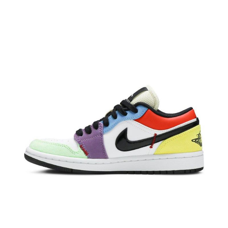 Air Jordan 1 Low Se Valkoinen Moniväriset Naisten Kengät