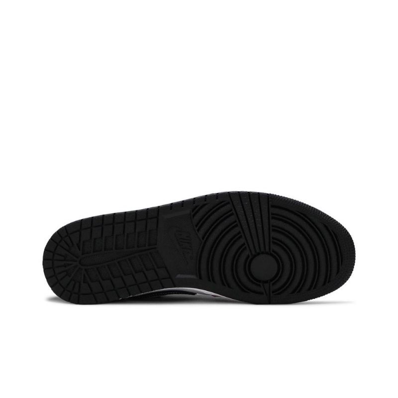 Air Jordan 1 Low Se Valkoinen Purppura Mustat Miesten Kengät