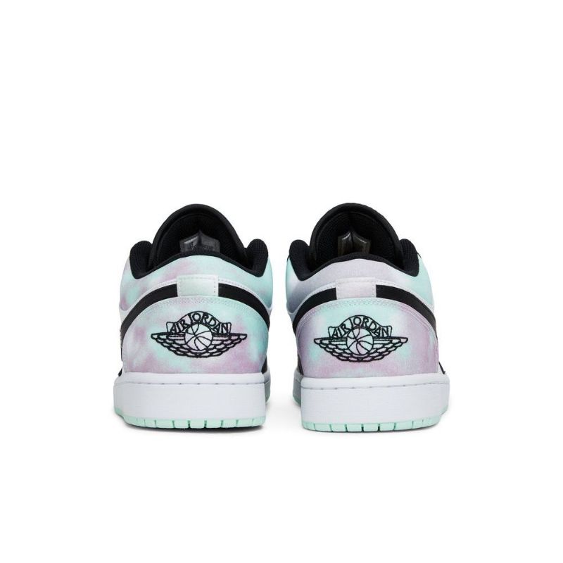 Air Jordan 1 Low Se Valkoinen Vihreä Musta Miesten Kengät