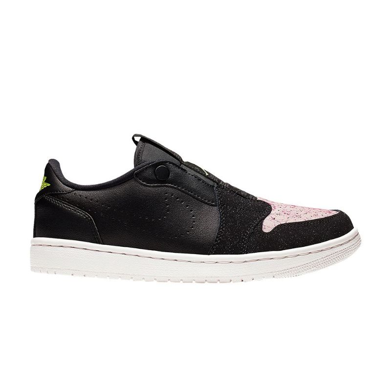 Air Jordan 1 Low Slip Musta Vihreä Vaaleanpunainen Punainen Naisten Kengät