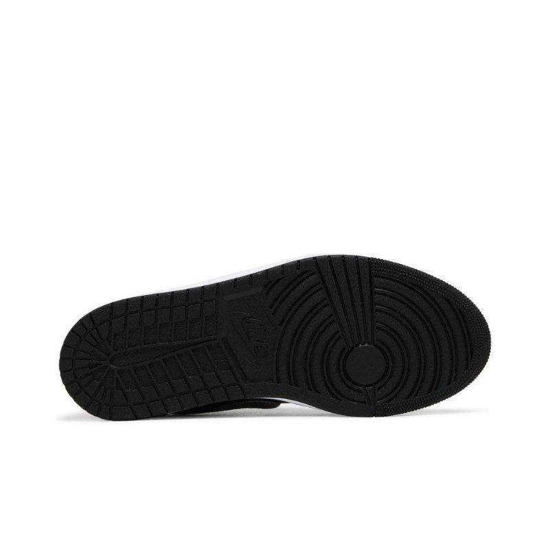 Air Jordan 1 Low Slip Mustat Harmaat Valkoiset Naisten Kengät
