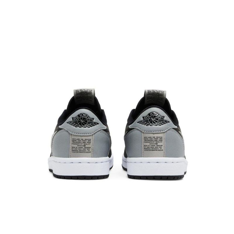 Air Jordan 1 Low Slip Mustat Harmaat Valkoiset Naisten Kengät