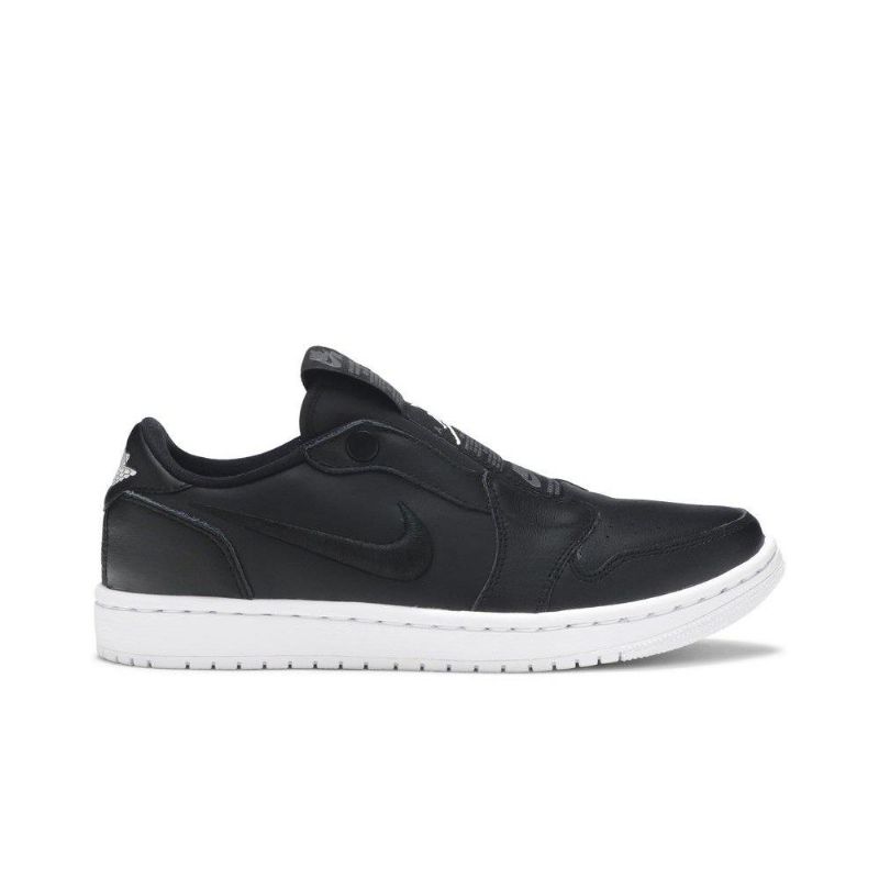 Air Jordan 1 Low Slip Mustavalkoiset Naisten Kengät