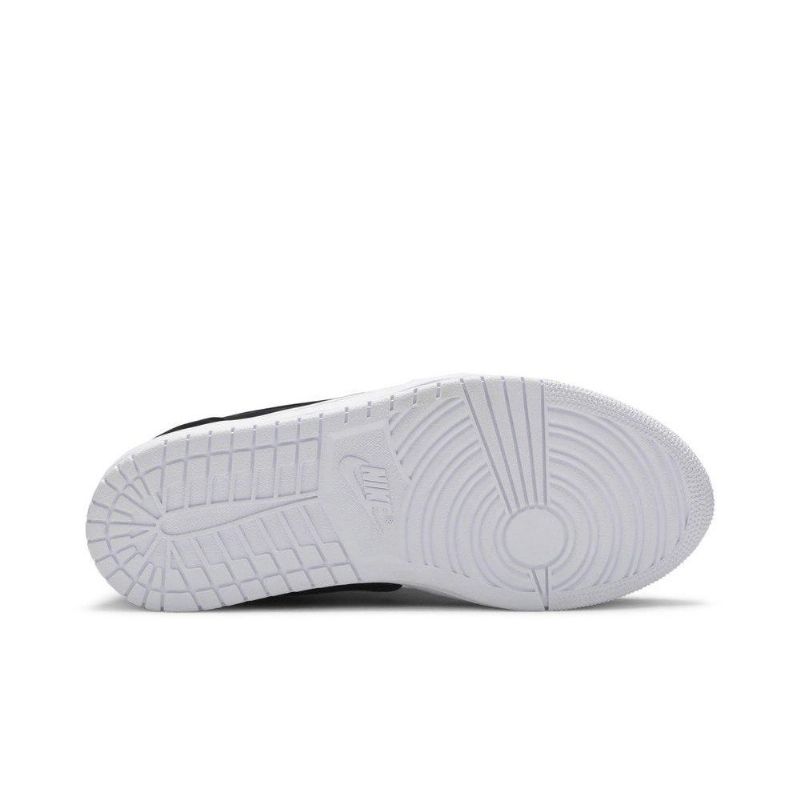 Air Jordan 1 Low Slip Mustavalkoiset Naisten Kengät