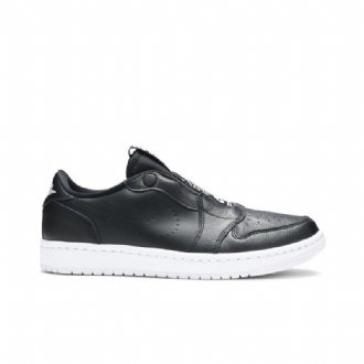 Air Jordan 1 Low Slip Mustavalkoiset Naisten Kengät