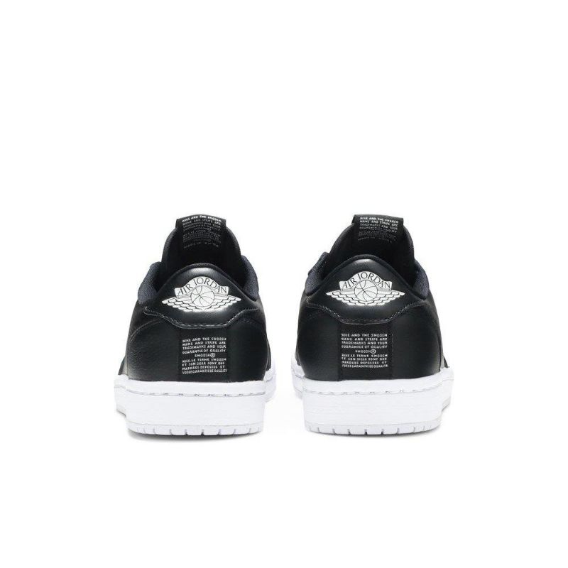 Air Jordan 1 Low Slip Mustavalkoiset Naisten Kengät