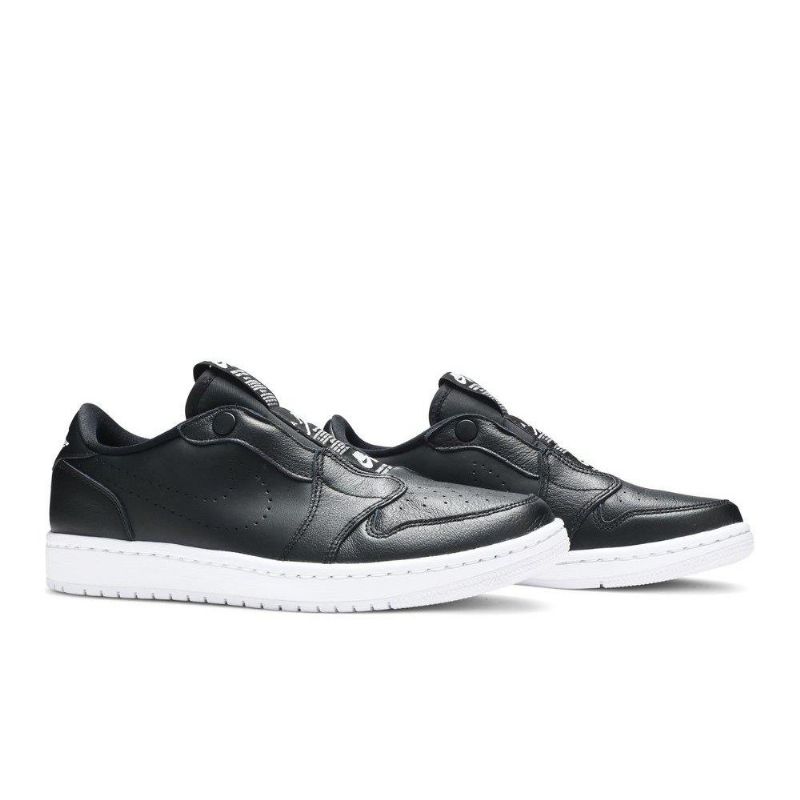 Air Jordan 1 Low Slip Mustavalkoiset Naisten Kengät