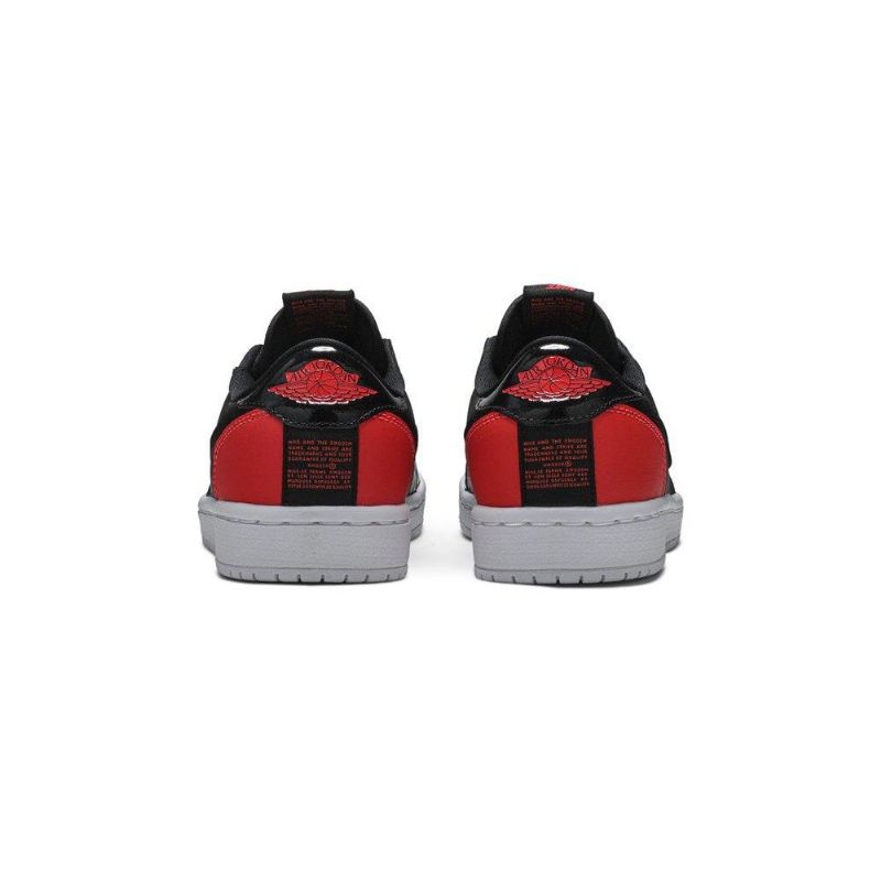 Air Jordan 1 Low Slip Punainen Musta Naisten Kengät