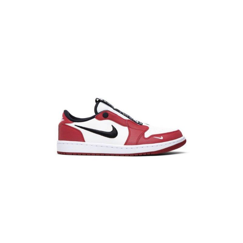 Air Jordan 1 Low Slip Punainen Valkoinen Musta Naisten Kengät