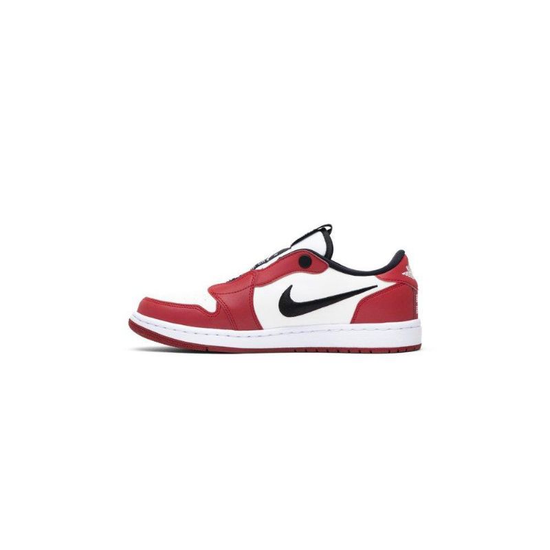 Air Jordan 1 Low Slip Punainen Valkoinen Musta Naisten Kengät